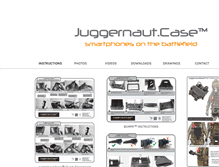 Tablet Screenshot of juggernautcase.com
